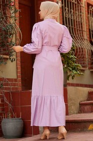 Lila Hijab Dress 2267LILA - 2