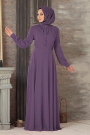 Lila Hijab Dress 2703LILA 