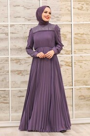 Lila Hijab Dress 27140LILA - 1