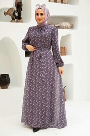 Lila Hijab Dress 279045LILA - 1