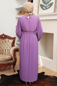 Lila Hijab Dress 3369LILA - 3