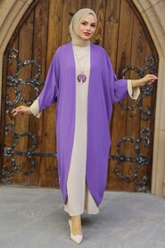 Lila Hijab Dress 3421LILA - 3
