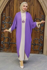 Lila Hijab Dress 3421LILA - 2
