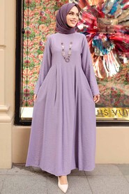 Lila Hijab Dress 34292LILA - 1