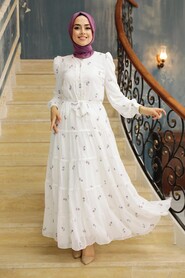 Lila Hijab Dress 35722LILA - 2