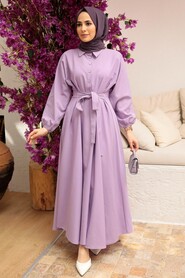 Lila Hijab Dress 50091LILA - 1