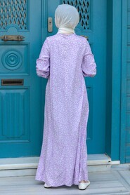 Lila Hijab Dress 7660LILA - 2