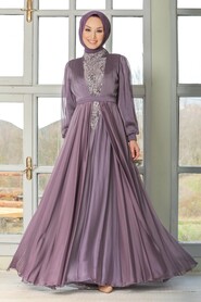  Luxury Lila Modest Evening Dress3315LILA - 2