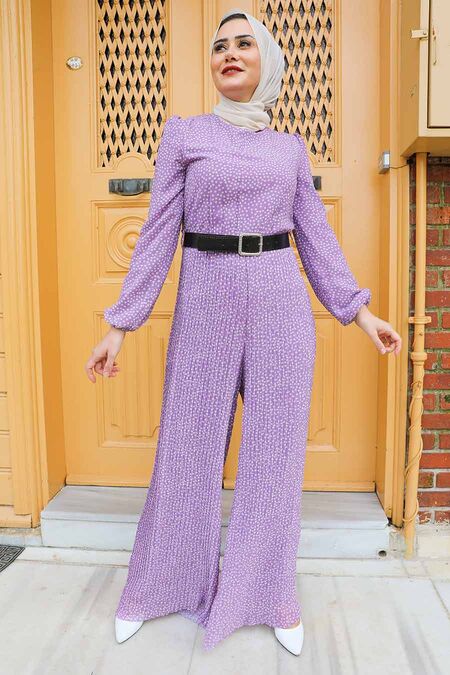 Lila Hijab Overalls 2896LILA - NEVA STYLE