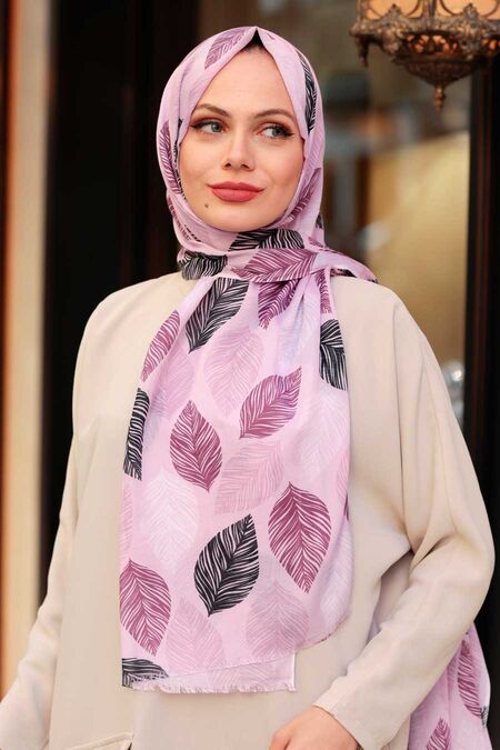 Lila Hijab Shawl 7455LILA - NEVA STYLE