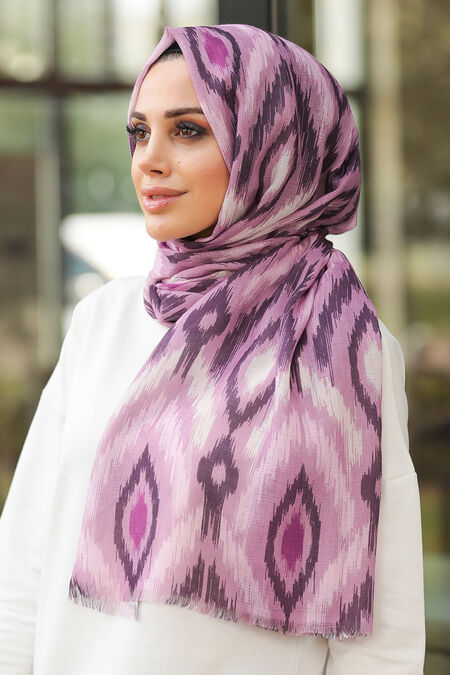 Lila Hijab Shawl 7539LILA - NEVA STYLE