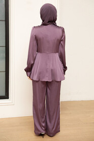 Lila Hijab Suit Dress 3457LILA - 2