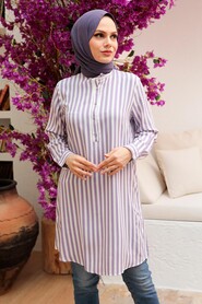 Lila Hijab Tunic 1165LILA - 1