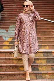 Lila Hijab Tunic 1166LILA - 1