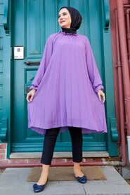 Lila Hijab Tunic 14340LILA - 1