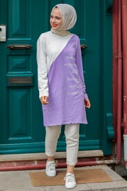 Lila Hijab Tunic 14620LILA - 1