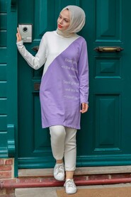 Lila Hijab Tunic 14620LILA - 2