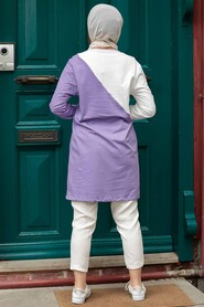 Lila Hijab Tunic 14620LILA - 3