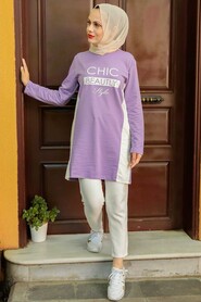 Lila Hijab Tunic 1462LILA - 1