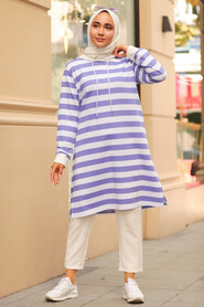 Lila Hijab Tunic 16050LILA - 1