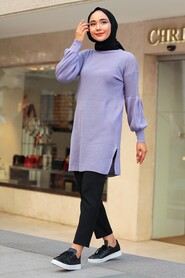 Lila Hijab Tunic 17987LILA - 1
