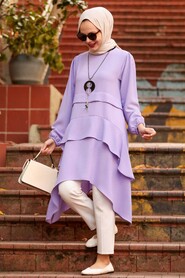 Lila Hijab Tunic 2420LILA - 2