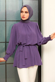 Lila Hijab Tunic 3795LILA - 2