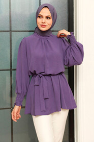Lila Hijab Tunic 3795LILA - 1