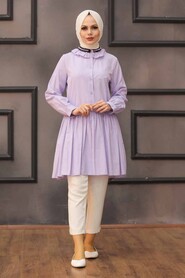 Lila Hijab Tunic 5615LILA - 1