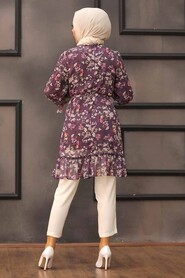 Lila Hijab Tunic 5628LILA - 2