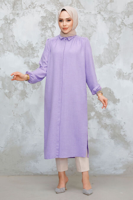 Lila Modest Top 41401LILA - NEVA STYLE
