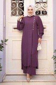 Lilac Modest Two-Piece Set 7655LILA - 2