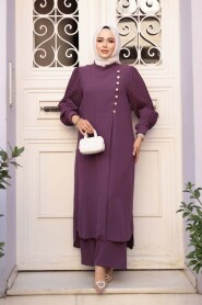 Lilac Modest Two-Piece Set 7655LILA - 3