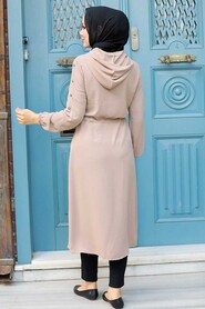 Mink Hijab Coat 502V - 2