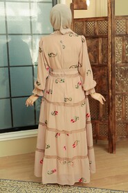 Mink Hijab Dress 10268V - 2