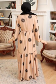 Mink Hijab Dress 10281V - 2