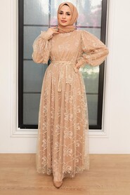 Mink Hijab Dress 10295V - 2