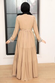 Mink Hijab Dress 10369V - 3