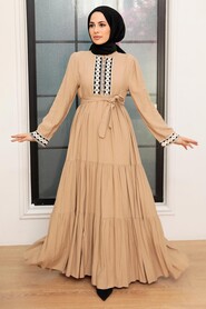 Mink Hijab Dress 10369V - 1