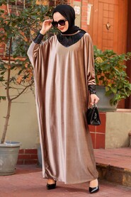 Mink Hijab Dress 10561V - 1