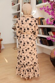 Mink Hijab Dress 13311V - 4