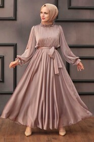 Mink Hijab Dress 14231V - 1