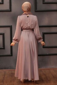 Mink Hijab Dress 14231V - 3