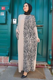 Mink Hijab Dress 1497V - 1