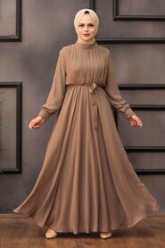 Mink Hijab Dress 15280V - 1