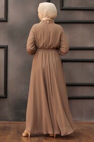 Mink Hijab Dress 15280V - 2