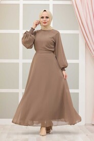 Mink Hijab Dress 20550V - 1