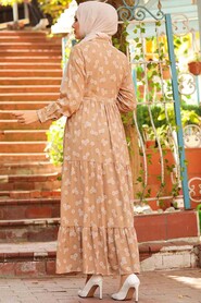 Mink Hijab Dress 22152V - 2