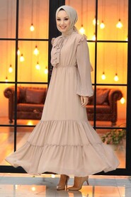 Mink Hijab Dress 2409V - 2