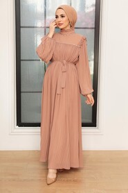 Mink Hijab Dress 24510V - 1